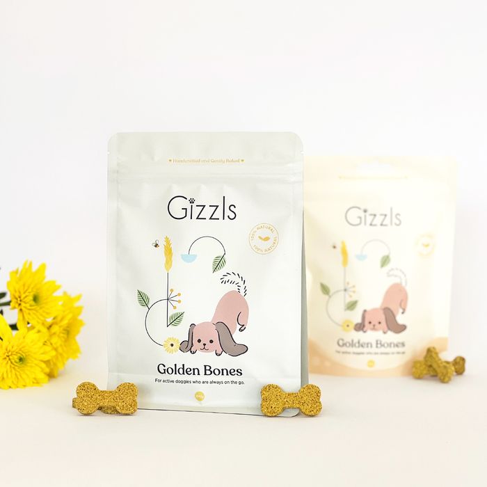 Gizzls Golden Bones Dog Treats