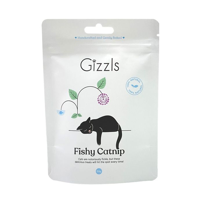 Gizzls Fishy Catnip Cat Treats