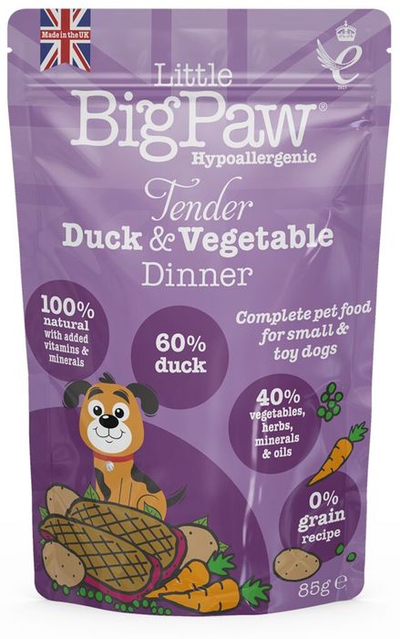 Little BigPaw Complete pet food for Small & Toy Dogs 85g/150g