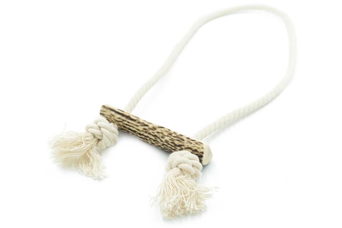 Natural Cotton Rope Toys with Antler