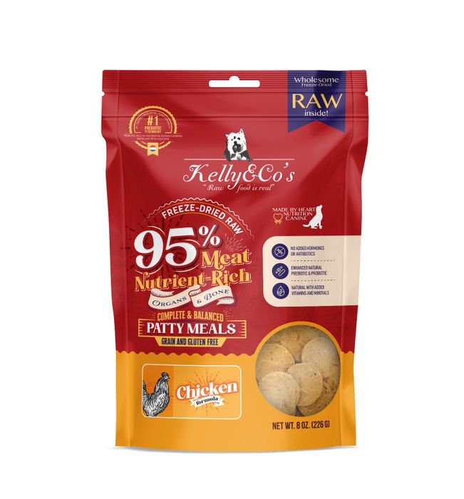 KELLY&CO’S FREEZE-DRIED RAW PATTY MEAL