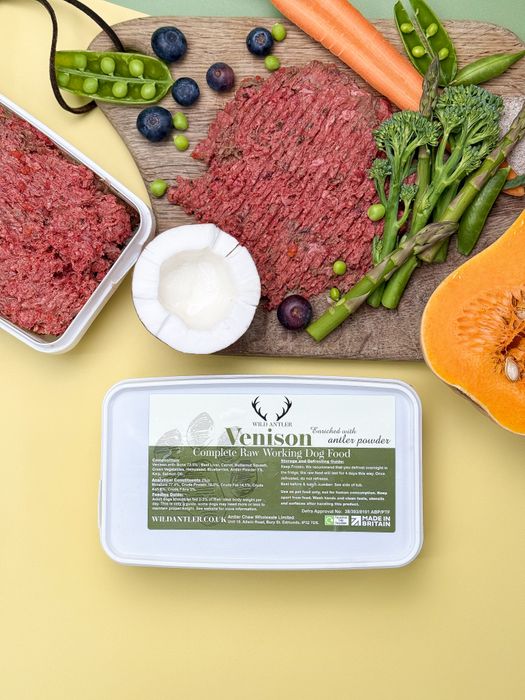 Venison Raw dog Food - Enriched with Antler Powder