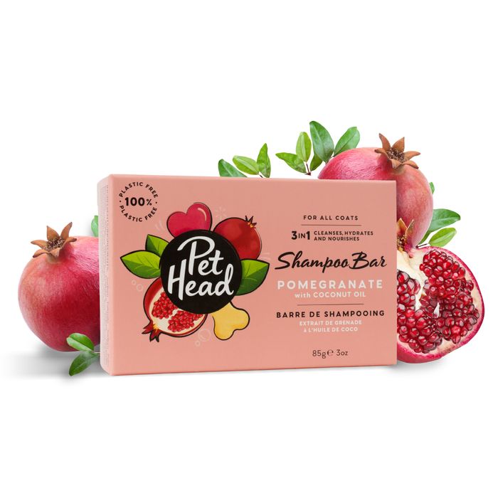 Pet Head Pomegranate 3-IN-1 Shampoo Bar