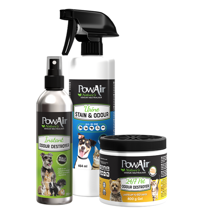 PowAir Pet Stain & Odour Destroyer Kit