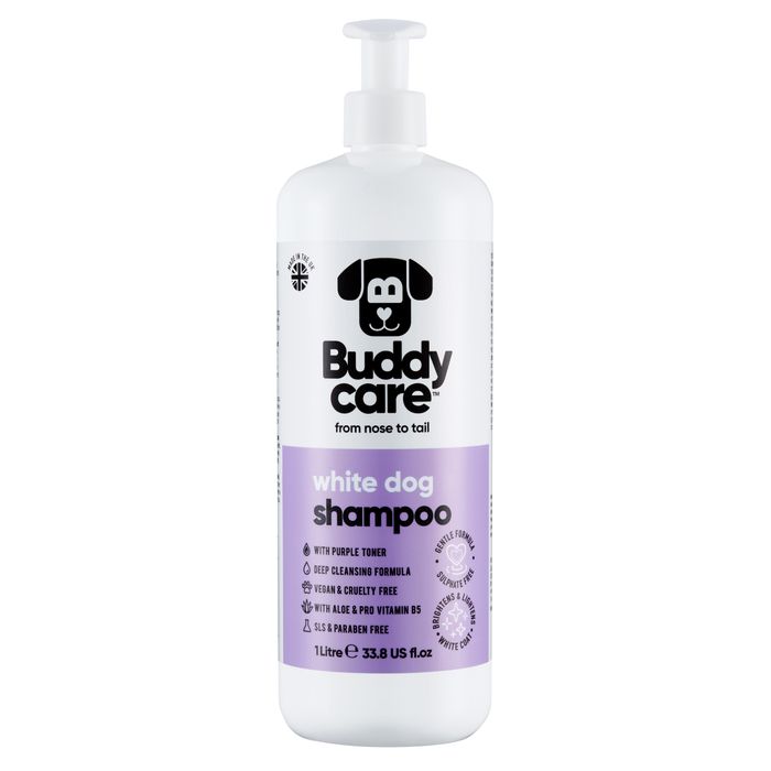 Buddycare White Dog Shampoo 1L