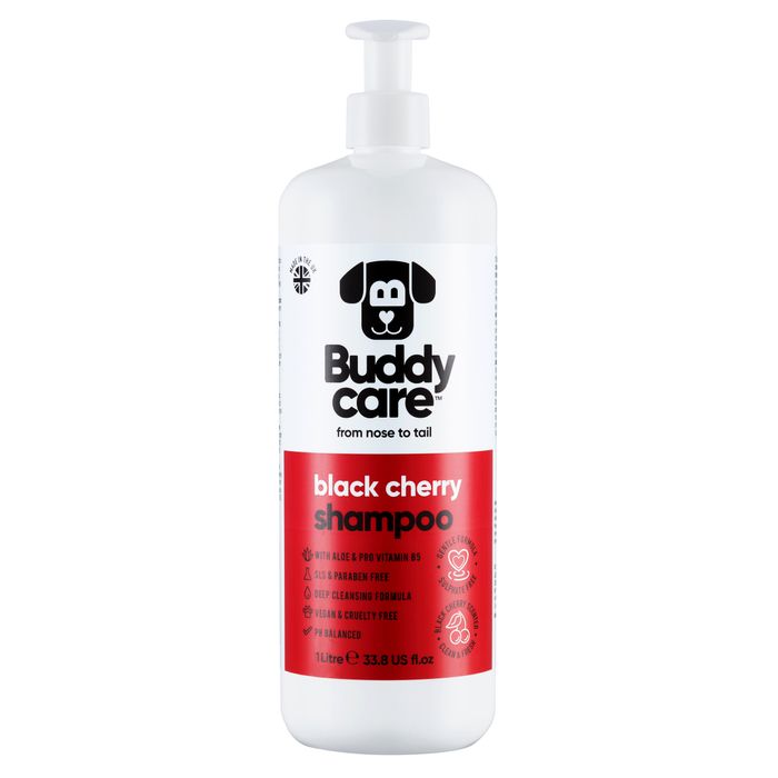 Buddycare Black Cherry Dog Shampoo 1L