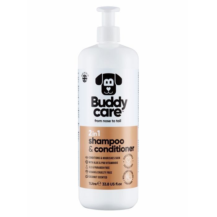 Buddycare 2in1 Dog Shampoo & Conditioner 1L