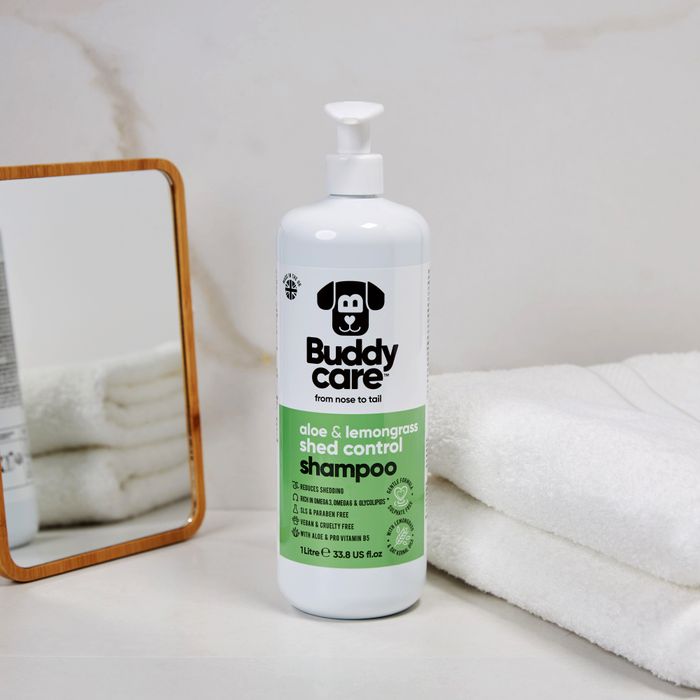 Buddycare Shed Control Aloe & Lemongrass Dog Shampoo 1L