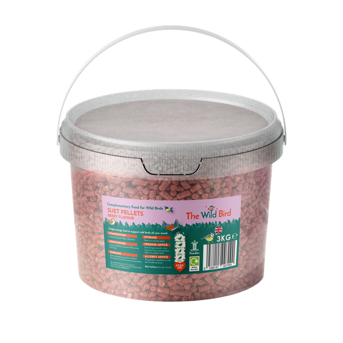 The Wild Bird Berry Suet Pellets (3kg)