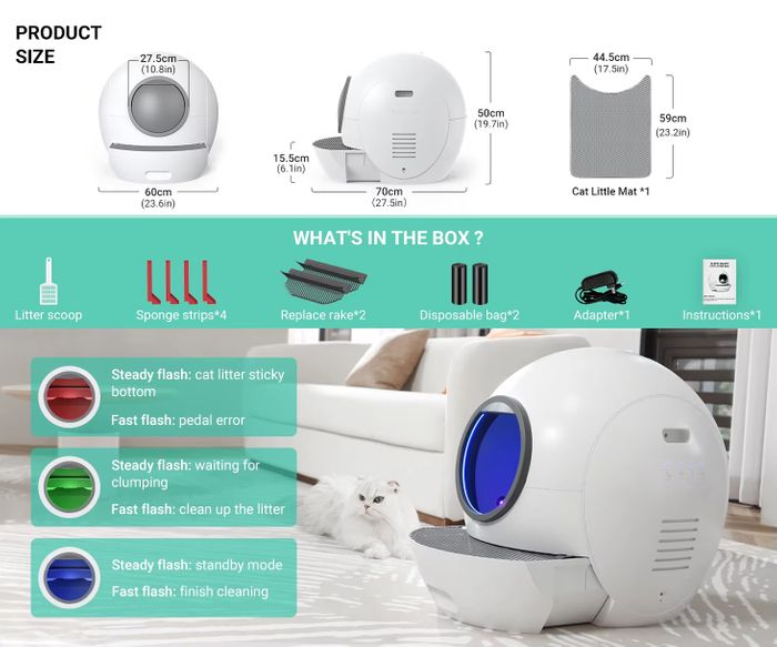 ELS PET CAT LITTER BOX