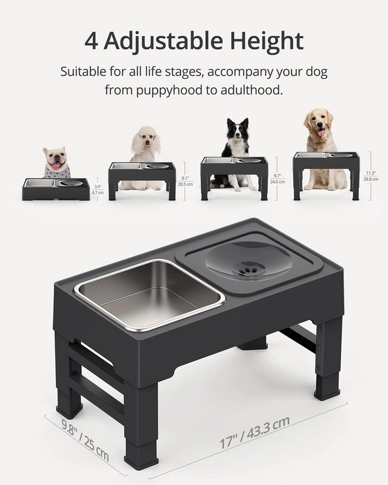 ELS PET RAISED DOG BOWLS