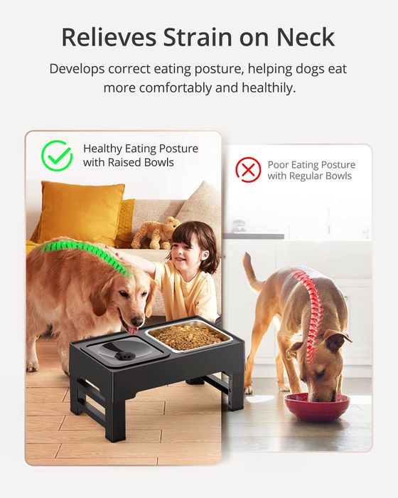 ELS PET RAISED DOG BOWLS