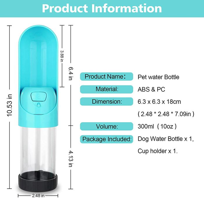 ELS PET WATER BOTTLE
