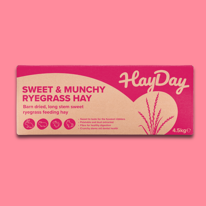 Sweet & Munchy Ryegrass Hay 4.5kg
