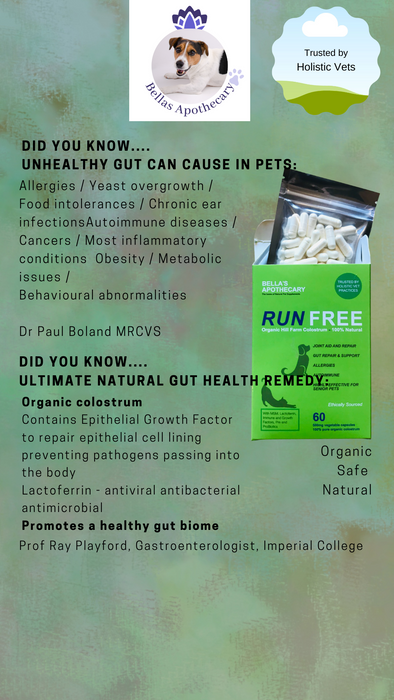 RunFree grass-fed bovine colostrum