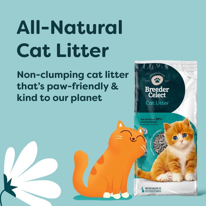 Breeder Celect Recycled Paper Cat Litter