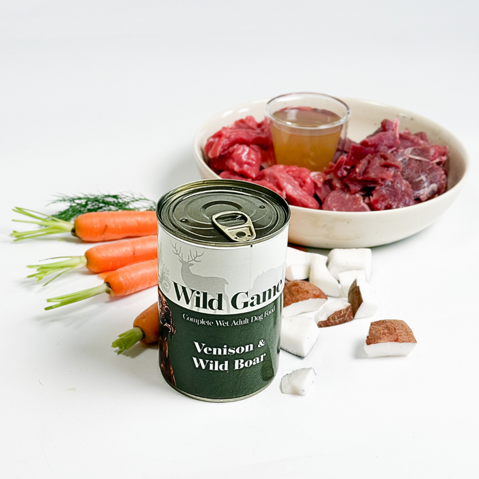 Venison & Boar - Grain Free Complete Wet Adult Dog Food 400g