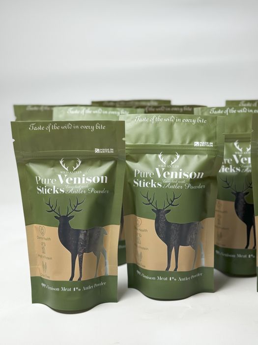 Pure Venison Sticks - Enriched with Antler Powder
