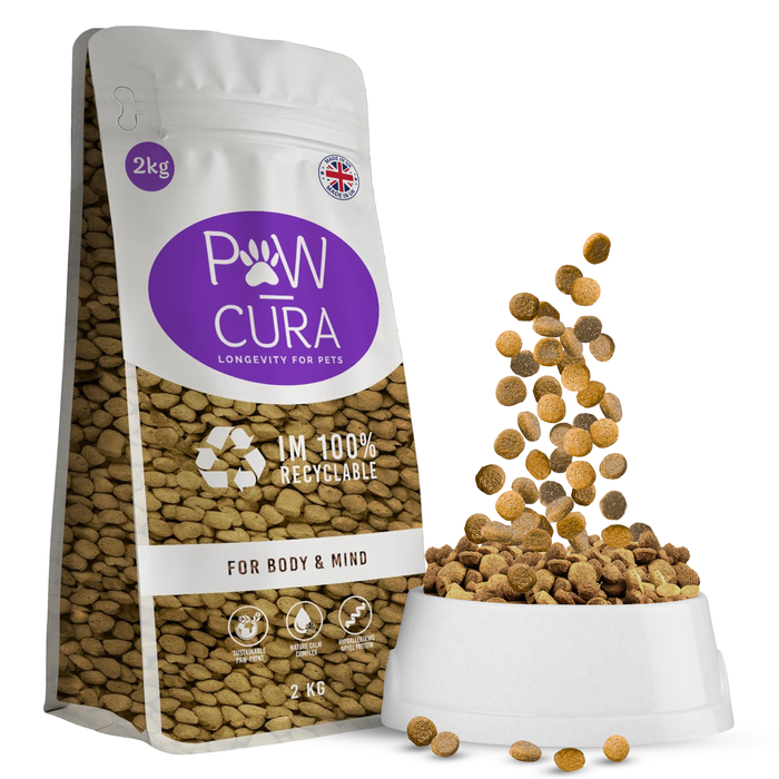 Paw-Cura Adult Medium/Large Breed Insect Protein Biscuits Hypoallergenic Dry Dog Food 2kg