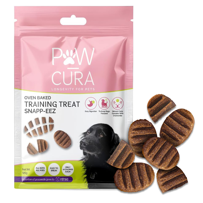 Paw-Cura Training Snapp-Eez Insect Protein Hypoallergenic Dog Treats 120g