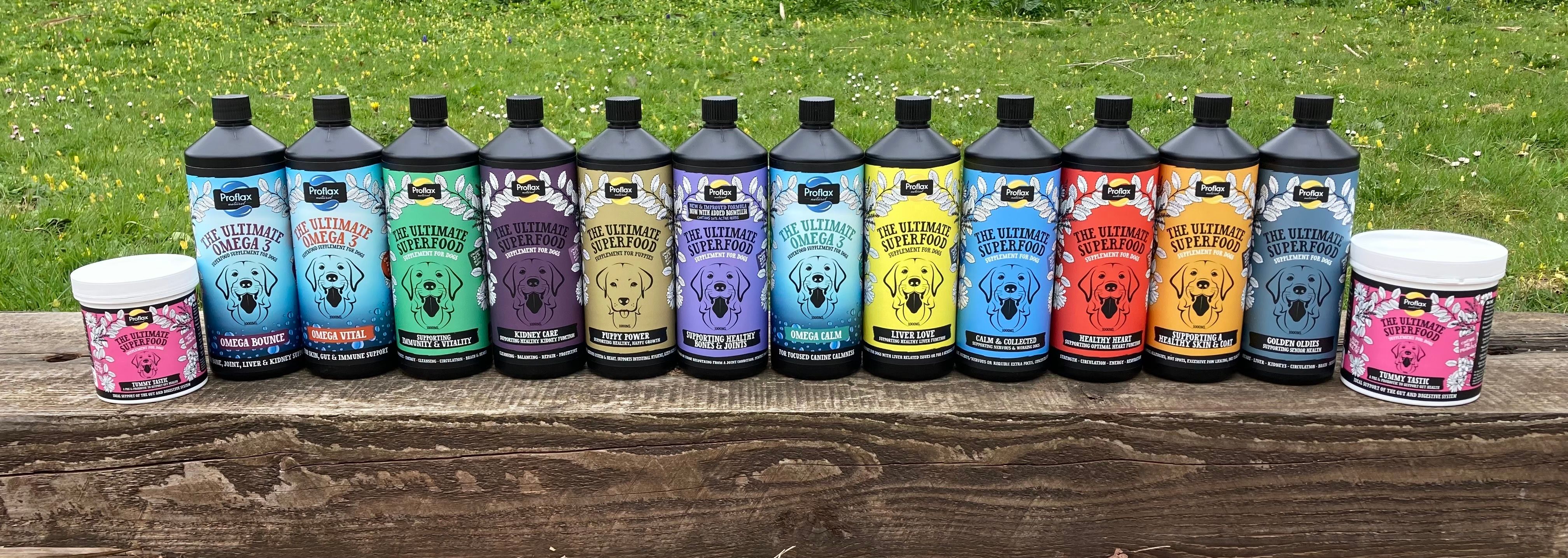 Proflax Flaxseed Oil & Herbal Tincture Blends