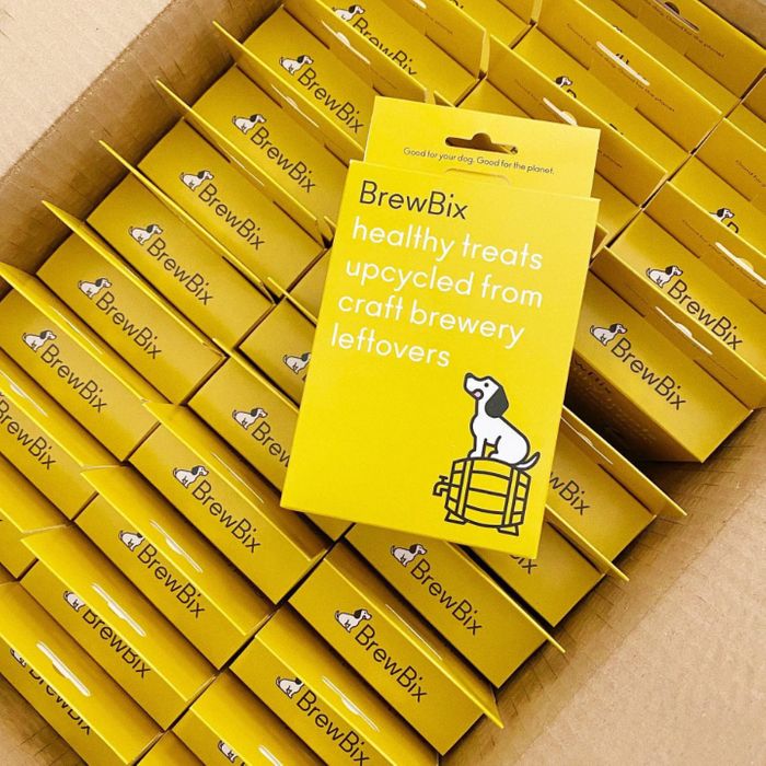 BrewBix Healthy  Dog Treat Biscuits - 36 x 100g Box incl POS + bag of samples