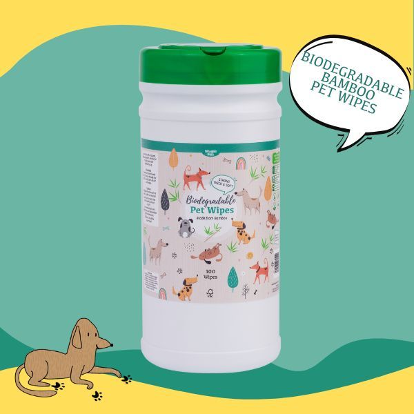 Nilaqua Pets - Bamboo Biodegradable Pet Wipes