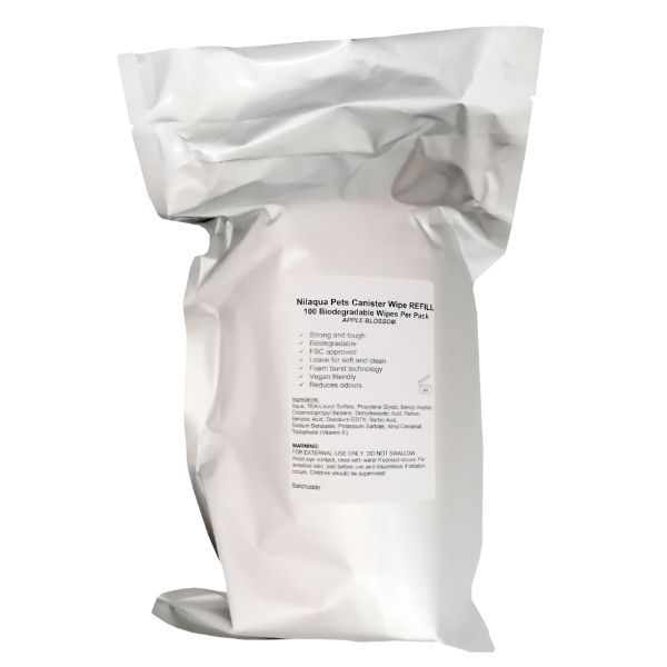 Nilaqua Pets - ECO REFILL Biodegradable Pet Wipes