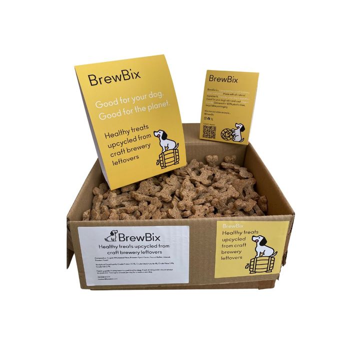 BrewBix Healthy Dog Treat Biscuits - 3kg TRIAL Box of loose Biscuits with POS