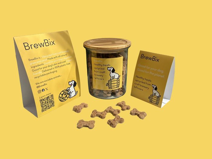 BrewBix Healthy Dog Treat Biscuits - 10kg loose Bulk + POS