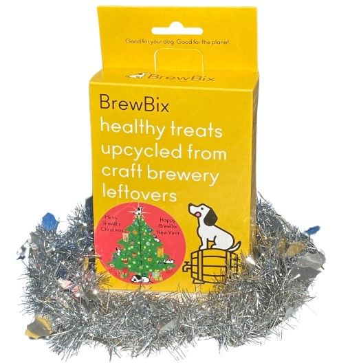 BrewBix Healthy Dog Treat Biscuits Christmas Box - 12 x 100g