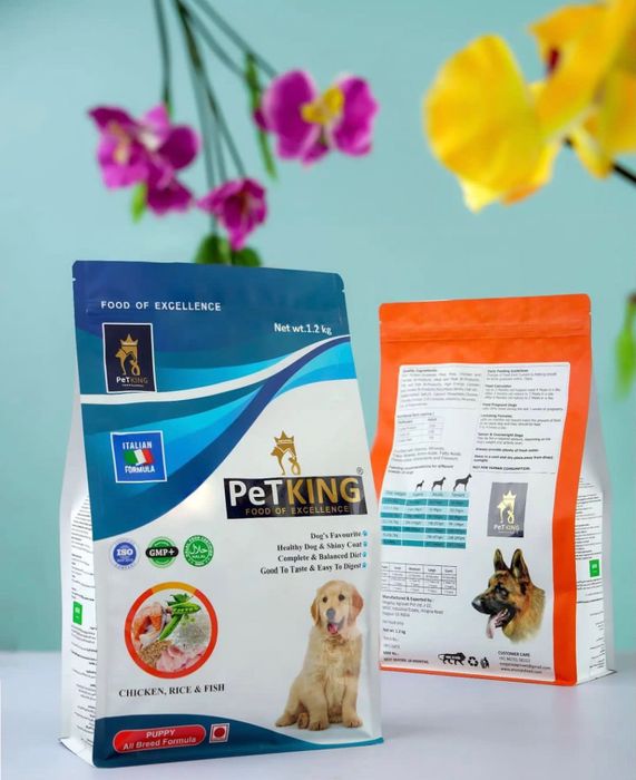 Pet Food & Care Packaging - Flat Bottom Pouches 