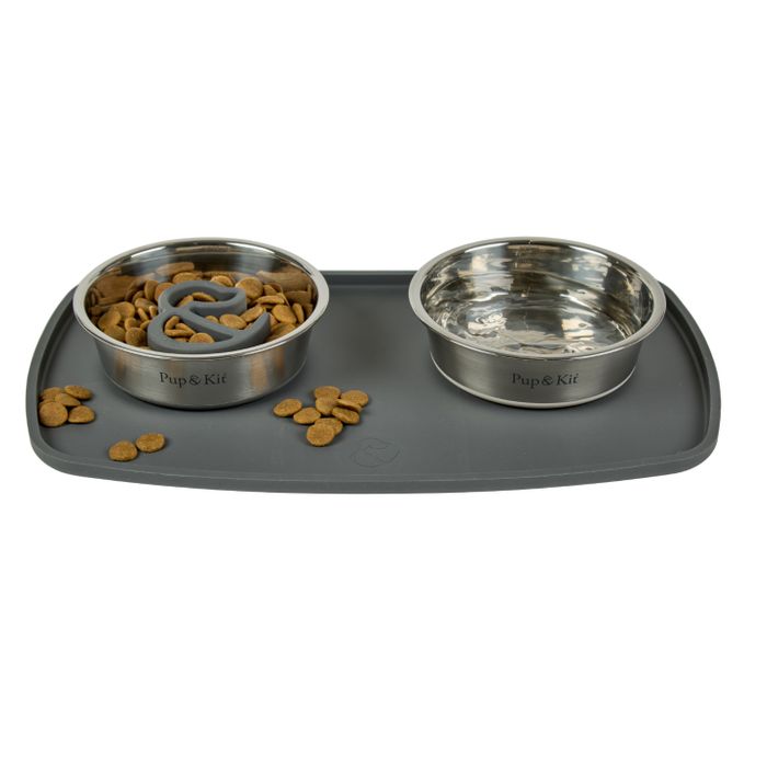 Silicone Anti-Spill Placemats with Catching Lip