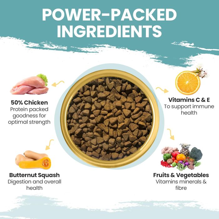 Simply Jaspers Complete Grain-Free Dog Food Dry – Chicken & Butternut Squash