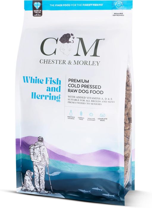 Chester & Morley Complete Cold Pressed Dry Dog Food - White Fish and Herring