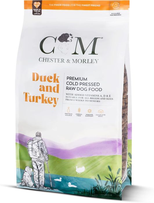 Chester & Morley Complete Cold Pressed Dry Dog Food - Duck & Turkey