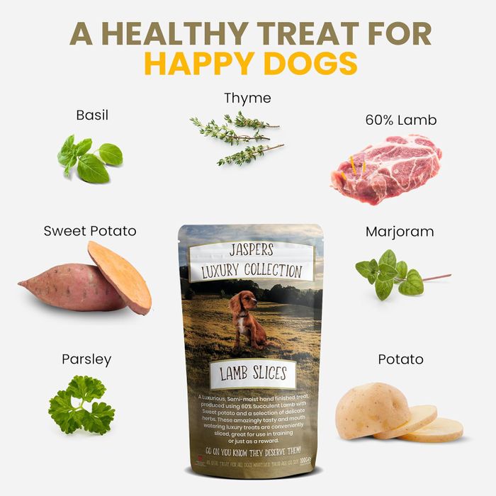 Simply Jasper’s Lamb Slices Dog Treats
