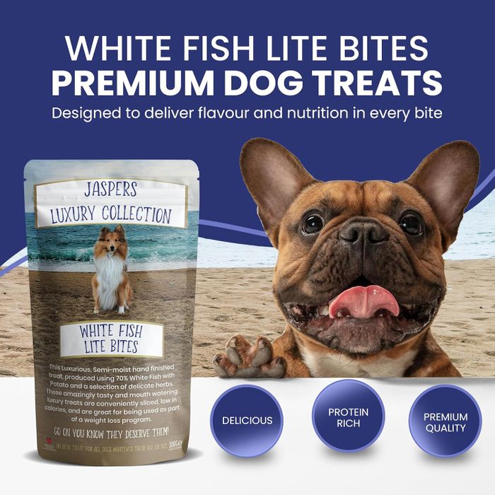Simply Jasper’s White Fish Lite Bites Dog Treats