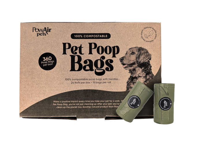PowAir Pet Poop Bags – Eco-Friendly & Leak-Proof