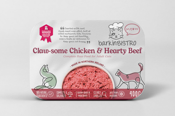barkinBISTRO Claw-some Chicken & Hearty Beef
