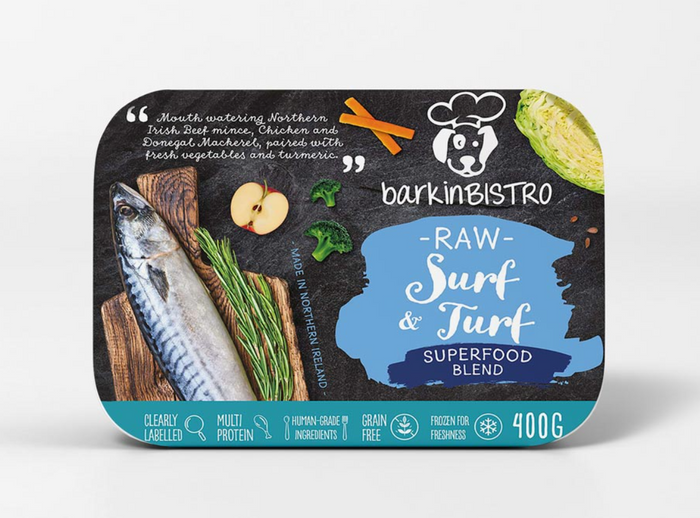 barkinBISTRO Surf & Turf Raw Dog Food