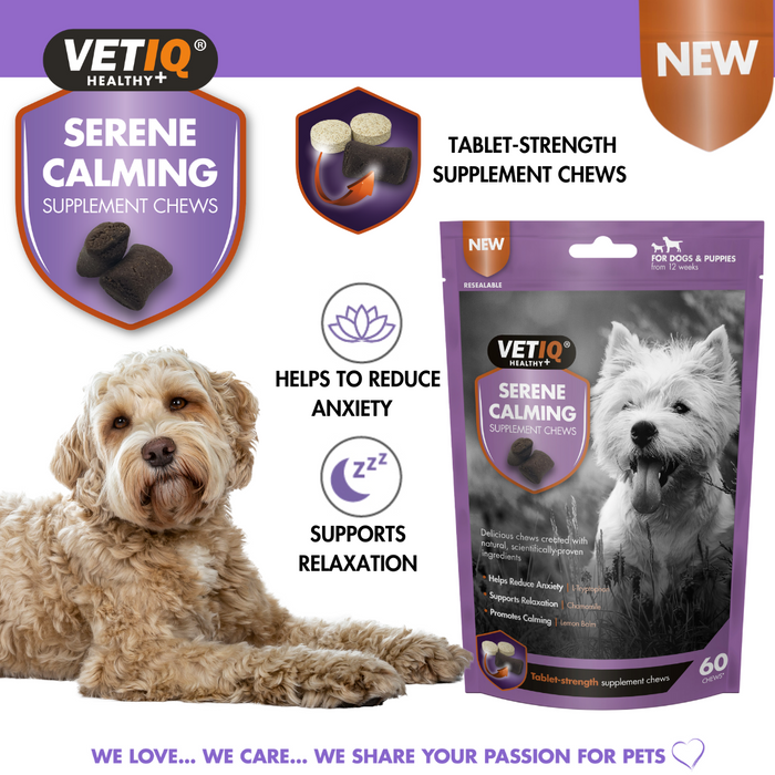 VETIQ Serene Calming Supplement Chews 230G
