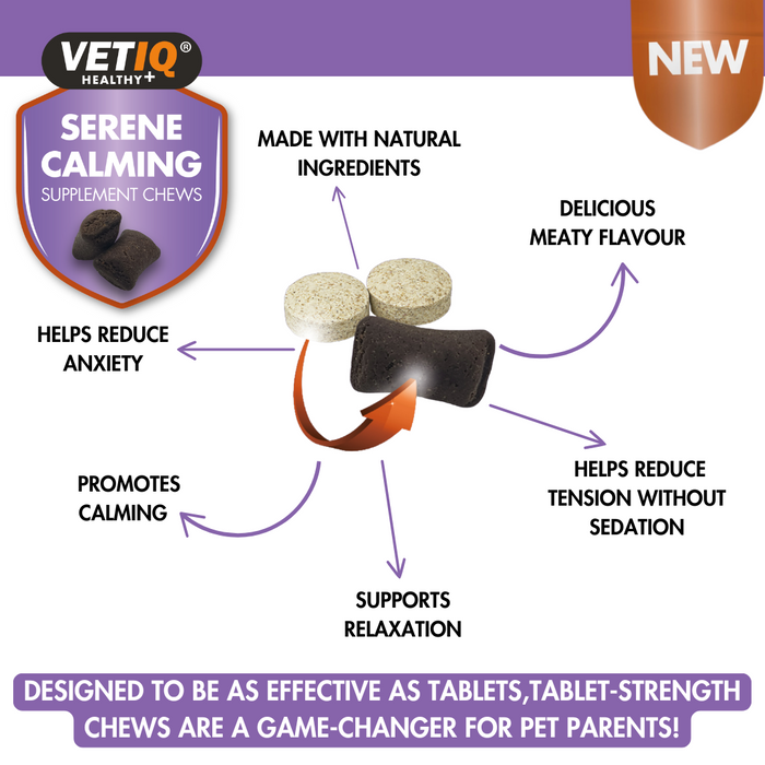 VETIQ Serene Calming Supplement Chews 230G
