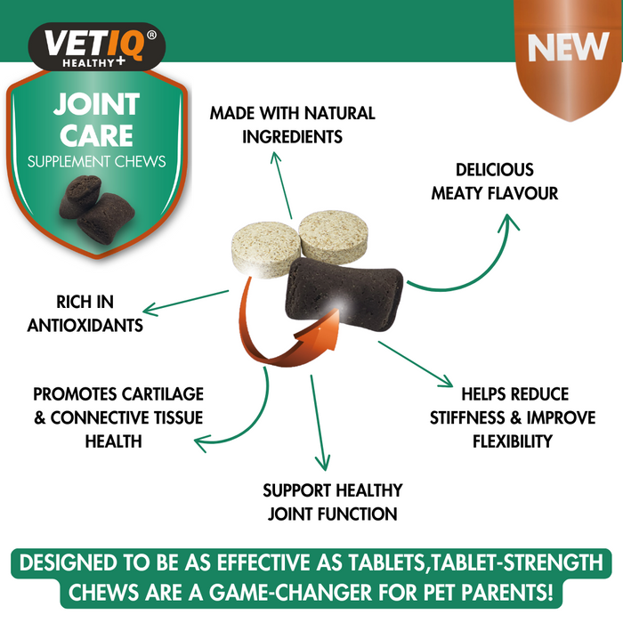 VETIQ Joint Care Supplement Chews 230g 