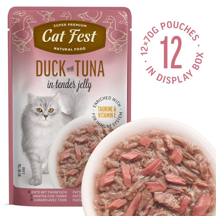 Exclusive Duck & Tuna Wet Food for Cats