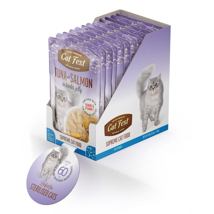 Tuna & Salmon Wet Food for Cats