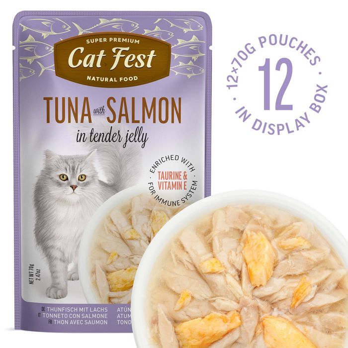 Tuna & Salmon Wet Food for Cats