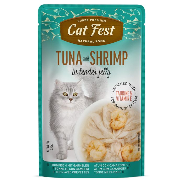 Tuna & Shrimp Wet Food for Cats 
