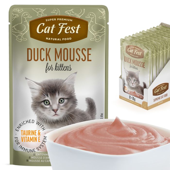 Duck Mousse for Kittens