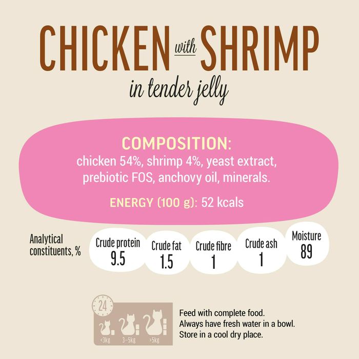 Chicken & Shrimp Wet Food for Cats 